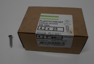 0188 plaatschroeven 42 x 25 mm 1