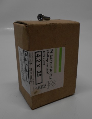0188 plaatschroeven 42 x 25 mm 2