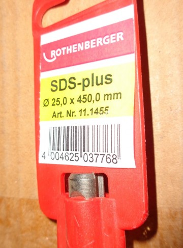 0602 betonboor rothenberger sds plus 25x450mm 2