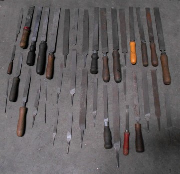 0642 partij vijlen 92 stuks 1