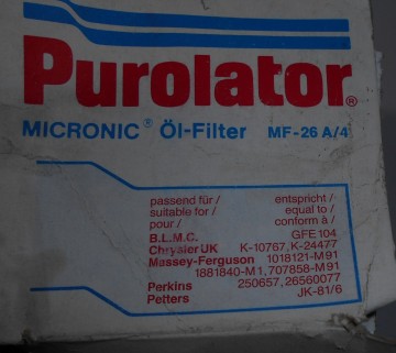 0686 oliefilters cartouche gresen purolator 8