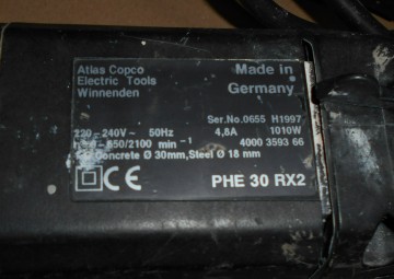 1012 boor breekhamer atlas copco phe30rx2 3