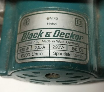 1284 schaafmachine black  decker dn75 hout 3