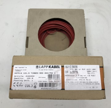 1396 1 elektokabel rood 1x5m2