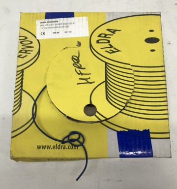 1396 12 elektrokabel blauw 1x1m2 halogeen vrij