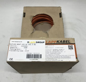 1396 15 elektrokabel oranje 1x15m2