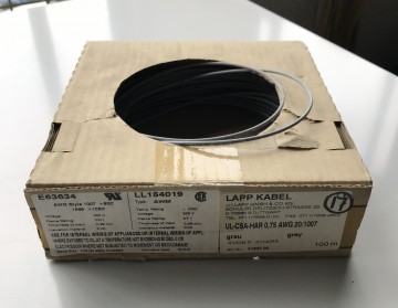 1396 17 elektrokabel grijs 1x075 m2