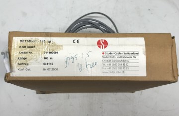 1396 18 elektrokabel grijs 1x25m2 halogeen vrij