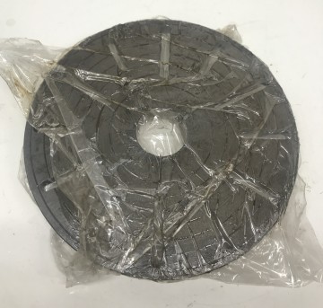 1550 opspanflens 320x38 mm op de kraag camlock opname maat d4 1