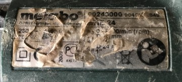 1703 pneumatische hamerboor boormachine metabo bhe24 4