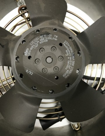 1724 ventilator inbouw o265 cm rvs behuizing 4 0