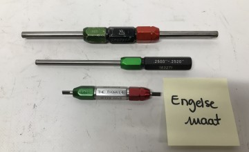 1783 8 engels maten gladpenkaliber