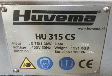 1903 metaalafkortzaag huvema hu315 cs 400 volt demo model 3