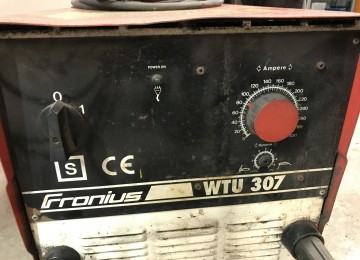 2002 booglasapparaat fronius wtu307 400 volt 300 amp 3