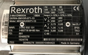 2019 motor met vertraging lenze rexroth 37x145x19 cm 3