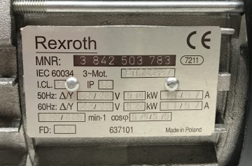 2020 motor met vertraging rexroth 30x15x17 cm 3