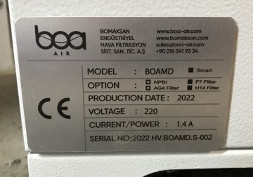 2052 mobiele luchtreininger boa air smart 230 volt 3