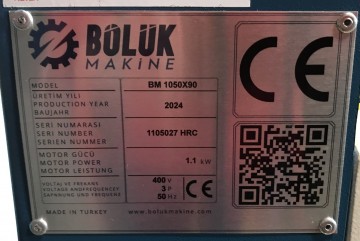 2062 rollenwals boluk makin hu1050x90 electrisch 400 volt 4