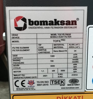 2066 bomaksan tofil pro 400 volt 3