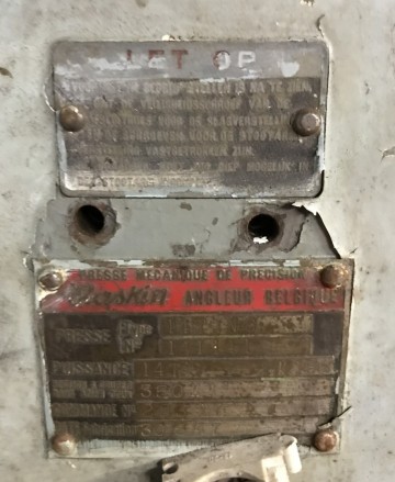 2069 excenterpers raskin 14 tino 14 ton 400 volt 5