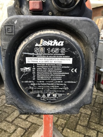 2080 betonmolen lescha sm145s 230 volt 2