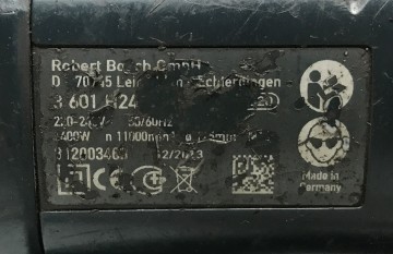 2118 haakse slijper bosch 230 v 26x35x10 cm 3