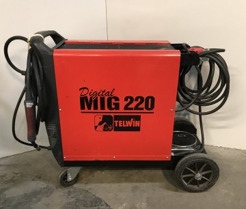 2128 lasapparaat  telwin digital mig 220 400 volt 2