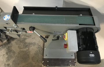 2129 bandschuurmachine grimax 70 2000 400 volt nieuw 4