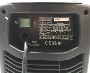 2132 lasapparaat telwin maxima 160 inverter synergie 230 volt 4