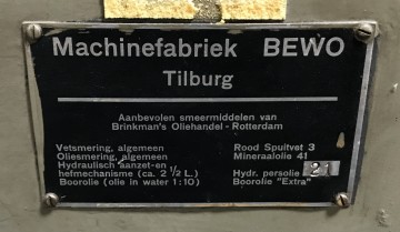 2145 beugelzaag bewo 400 volt 70x130x84 cm 2