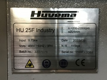 2209 kolimboormachine huvema hu25 f industry 400 volt 3