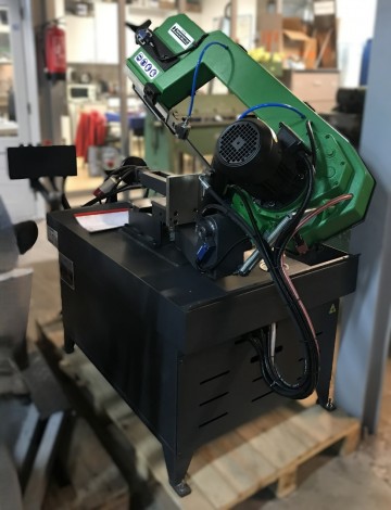 2219 bandzaag huvema hu230 dgh 4 half automaat 400 volt 1