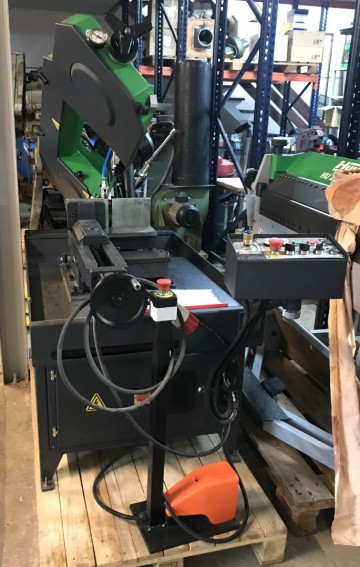 2219 bandzaag huvema hu230 dgh 4 half automaat 400 volt 2