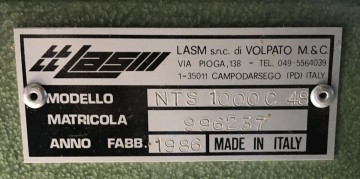 2230 oscillerende bandschuurmachine 75x180x115 cm 4