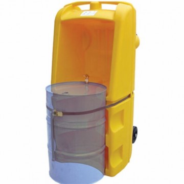 2239 lekbak aftapkar drum dolly vat 200 liter 75x159x60 cm 4