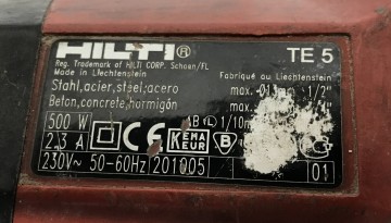 2247 hamerboor hilti te5 230 volt 4