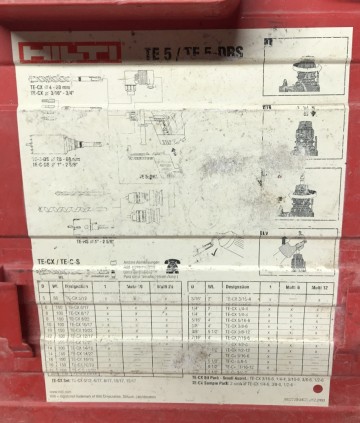 2247 hamerboor hilti te5 230 volt 5