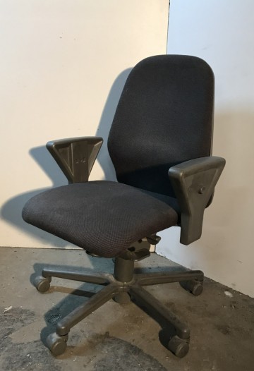 2312 bureaustoel grijs blauw en zwart 1