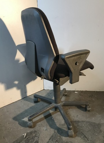 2312 bureaustoel grijs blauw en zwart 2