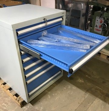 2322 ladekast 8 laden 71x71x100 cm slot 2 sleutels 3