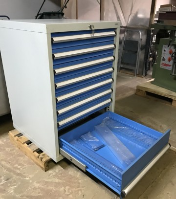 2322 ladekast 8 laden 71x71x100 cm slot 2 sleutels 5