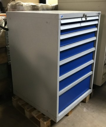 2323 ladekast 7 laden garant 715x725x100 cm slot 2 sleutels 2