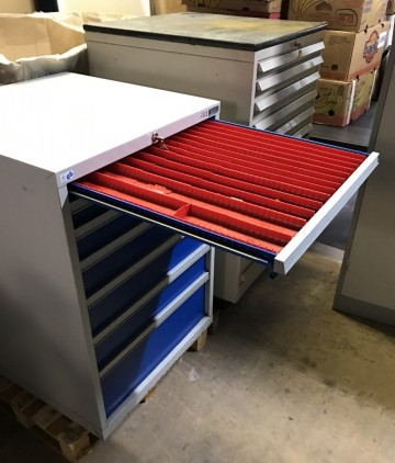 2323 ladekast 7 laden garant 715x725x100 cm slot 2 sleutels 3