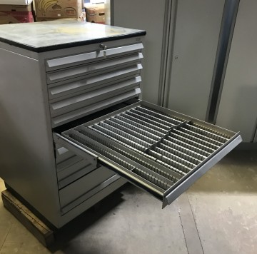 2324 ladekast 10 laden 76x76x1175 cm slot 2 sleutels 5