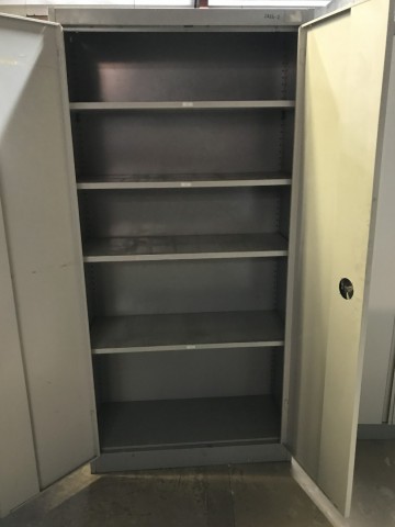 2326 metalen 2 deurskast 95x41x195 cm met zonder sleutel 5