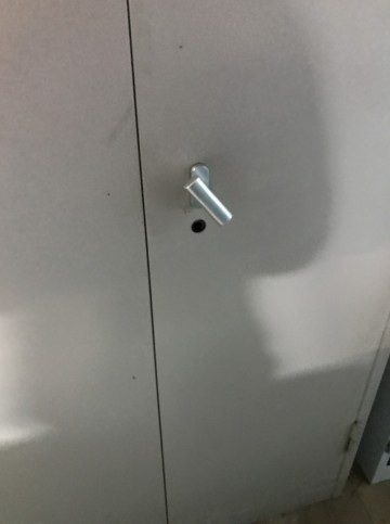 2327 metalen 2 deurskast 100x40x199 cm geen slot 3