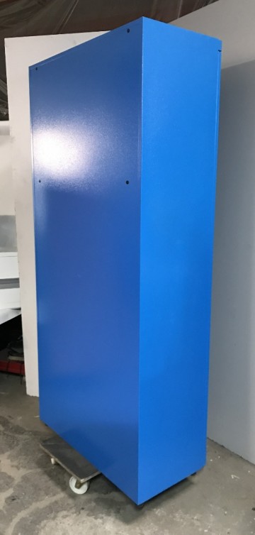 2333 werkplaatskast huvema 90x45x200 cm bakjes 2