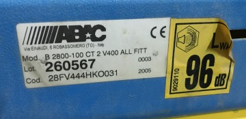 2340 compressor abac b2800 1   400 volt 2
