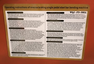 2354 2 betonijzer buigmachine gw45 digitaal 400 volt 230 volt 5