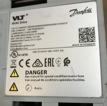 2361 frequentie regelaar danfoss div modellen 9